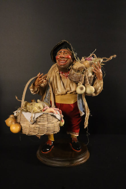 Venditore gobbo di aglio 30cm