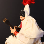 Pulcinella botte e mandolino 20cm
