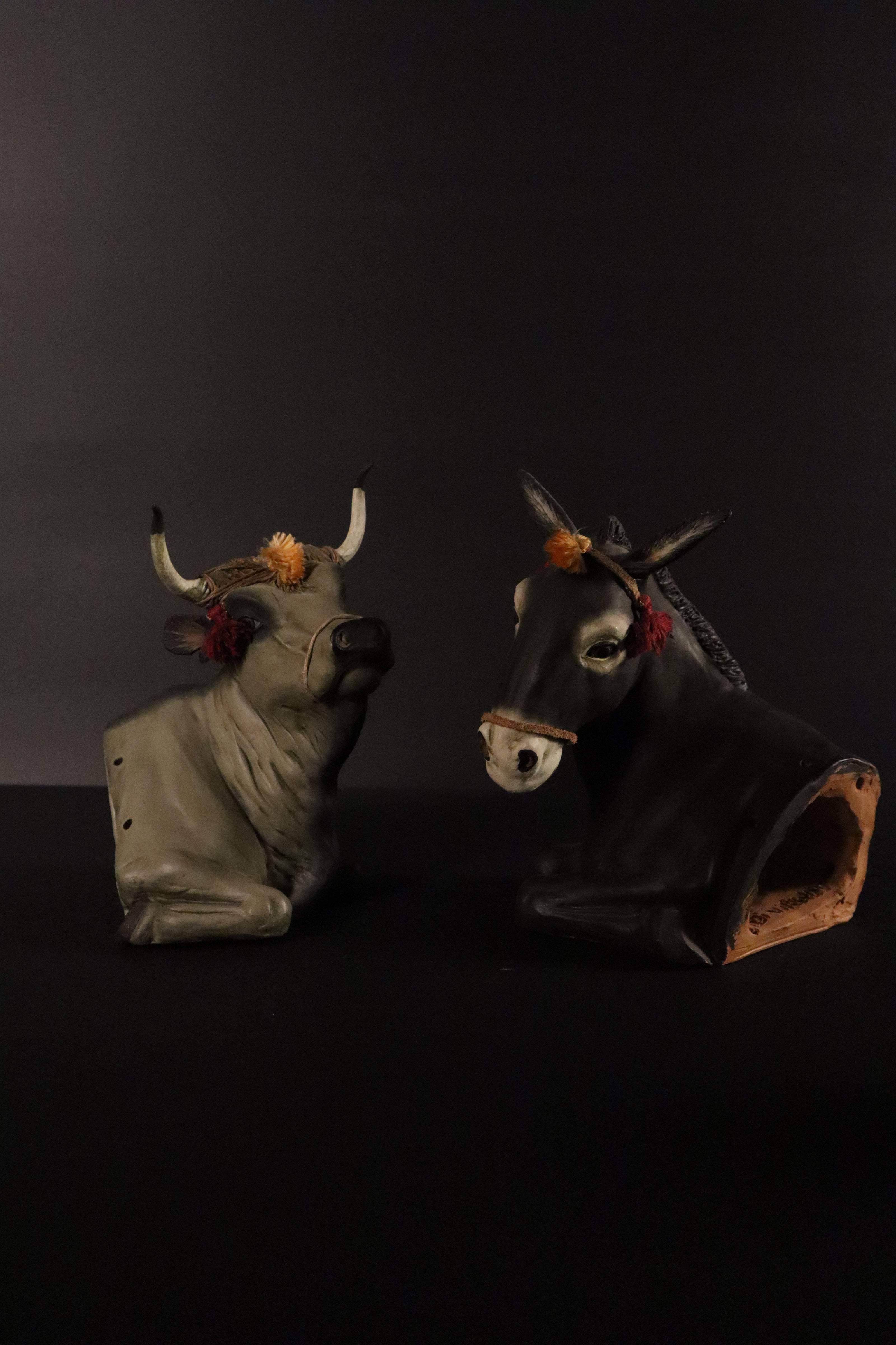 Bue e asinello per figure da 38cm