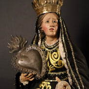 Madonna Addolorata con campana 38cm