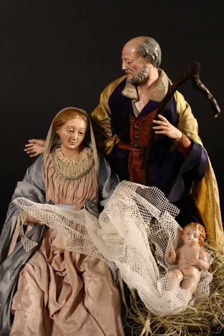 Natività in campana 20_30cm