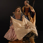 Natvità 20cm base in legno