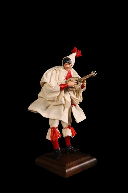 Pulcinella con mandolino cm 18