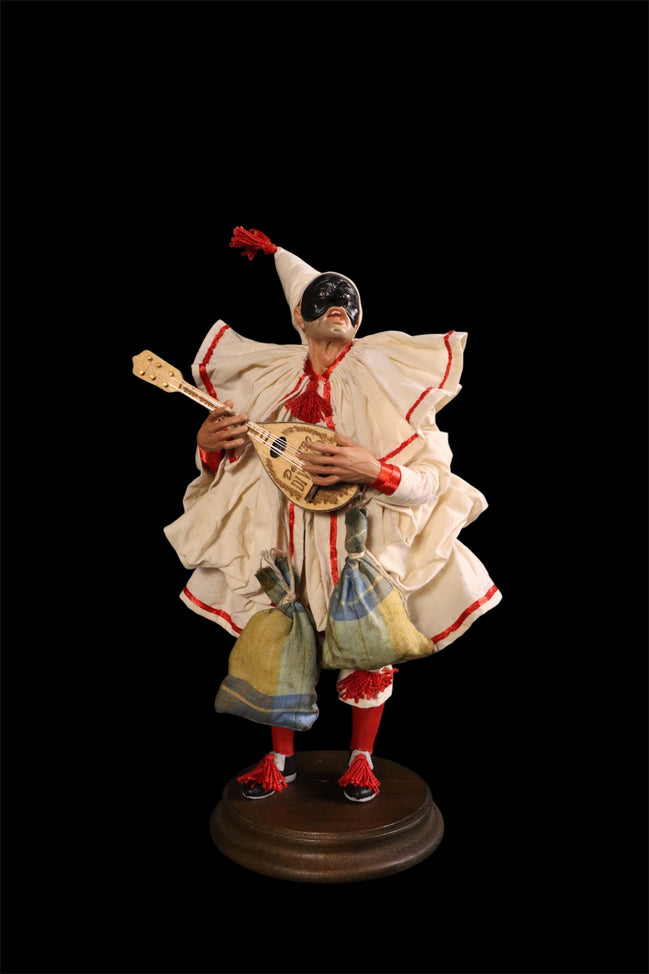 pulcinella con mandolino cm 30