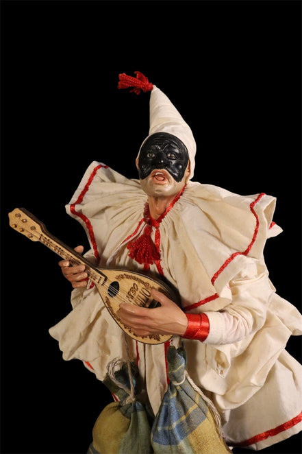 pulcinella con mandolino cm 30