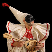 pulcinella con mandolino cm 30