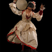 pulcinella donna 38cm