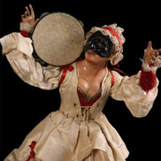 pulcinella donna 38cm