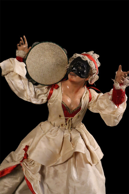 pulcinella donna 38cm