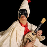 Pulcinella su bottee cm25
